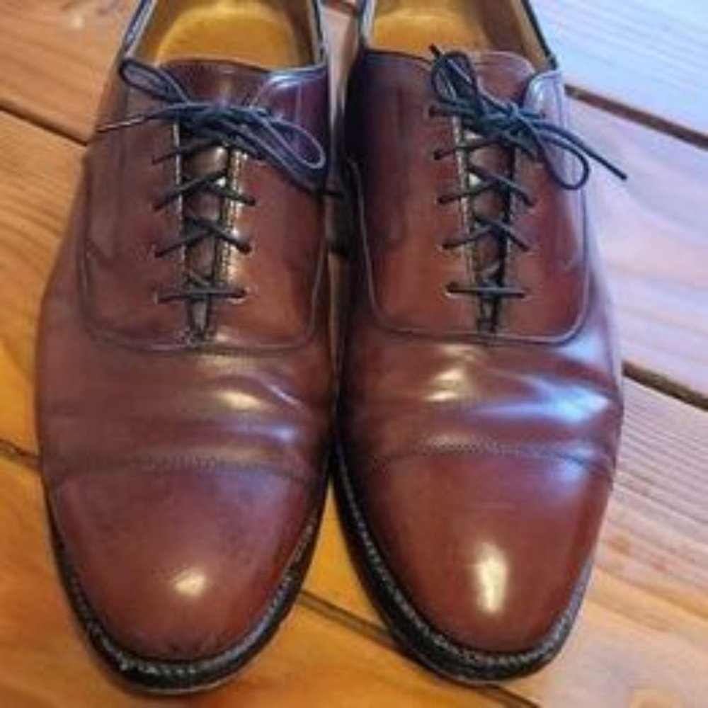 Leather Oxfords/Toe Dress Shoes (Double-stitched) - Cole Haan